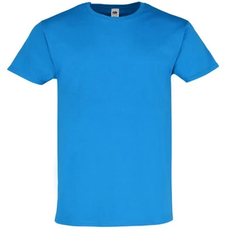 Fruit of the Loom Rundhalsshirt Ringspun Premium T-Shirt Hellblau/Blau/Türkis Fruit of the Loom Rundhalsshirt Ringspun Premium T-Shirt Hellblau/Blau/Türkis