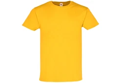 Fruit of the Loom Rundhalsshirt Ringspun Premium T-Shirt Gelb