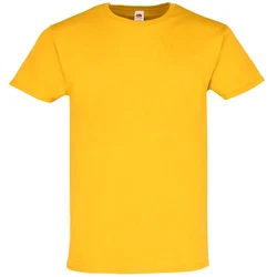 Fruit of the Loom Rundhalsshirt Ringspun Premium T-Shirt Gelb