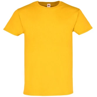 Fruit of the Loom Rundhalsshirt Ringspun Premium T-Shirt Gelb Fruit of the Loom Rundhalsshirt Ringspun Premium T-Shirt Gelb