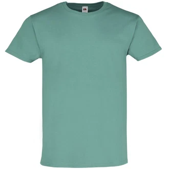 Fruit of the Loom Rundhalsshirt Ringspun Premium T-Shirt Grün/Hellgrün