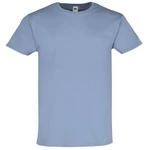 Fruit of the Loom Rundhalsshirt Ringspun Premium T-Shirt Blau/Hellblau