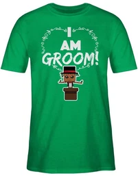 T-Shirt I am groom! JGA Mnner