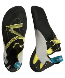 Scarpa Veloce Herren Kletterschuh Gelb/Dunkelrot/Rot/Grün