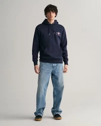 Gant Regular Medium Archive Shield Hoodie Blau/evening blau