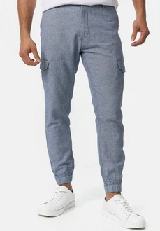 Indicode Cargo Stoffhose Booth Grau/Blau/Hellblau Indicode Cargo Stoffhose Booth Grau/Blau/Hellblau