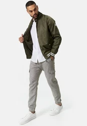 Indicode Cargo Stoffhose Booth Hellgrau/Khaki/Grau
