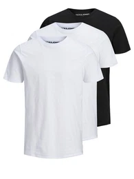 T-Shirt JJEORGANIC BASIC 3er PACK (1-tlg) aus Baumwolle