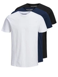 T-Shirt JJEORGANIC BASIC 3er PACK (1-tlg) aus Baumwolle
