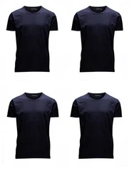 Jack & Jones T-Shirt (4er Pack) Dunkelblau