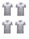 Jack & Jones T-Shirt (4er Pack) Grau/Dunkelgrau/Silber/Hellgrau Jack & Jones T-Shirt (4er Pack) Grau/Dunkelgrau/Silber/Hellgrau