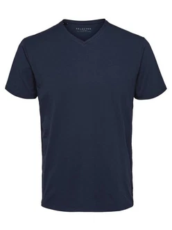 SELECTED HOMME T-Shirt SLHNEWPIMA navy