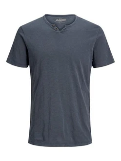 Jack & Jones T-Shirt JJESPLIT NECK TEE