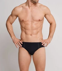 Schiesser Slip Essentials ohne Eingriff Schwarz/Dunkelgrau