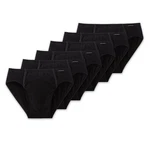 Schiesser Slip Essentials ohne Eingriff mit Komfortbündchen Schwarz/Dunkelgrau