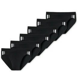 Slip Organic Cotton (3-St) mit seitlichen Streifen im 6er Pack