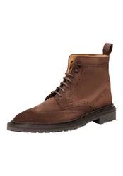 Henry Stevens Winston Businessschuh Schnürboots Herrenstiefel Braun/Dunkelbraun/Bordeaux/Dunkelrot