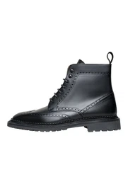 Winston FBDB1 Businessschuh Schnrboots Herrenstiefel Lederschuhe handgefertigt, Schnrstiefel Herren