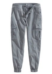 AUTHENTIC LE JOGGER Cargohose Hellgrau/Grau