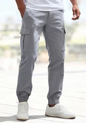 AUTHENTIC LE JOGGER Cargohose Hellgrau/Grau