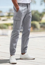 AUTHENTIC LE JOGGER Cargohose Hellgrau/Grau