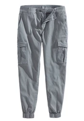 AUTHENTIC LE JOGGER Cargohose Hellgrau/Grau