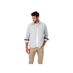 FYNCH-HATTON Langarmhemd Langarmshirt Premium Print orange