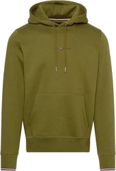 Tommy Hilfiger Sweatshirt Tommy Logo Tipped Hoody Dunkelgrün/Grün