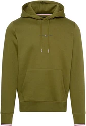 Tommy Hilfiger Sweatshirt Tommy Logo Tipped Hoody Dunkelgrün/Grün