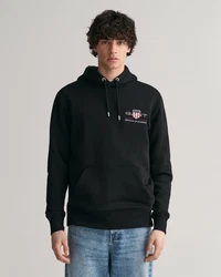 Gant Regular Medium Archive Shield Hoodie Schwarz/Lila/Weiß/Orange/Dunkelblau/Hellblau
