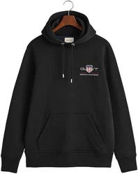 Gant Regular Medium Archive Shield Hoodie Schwarz/Lila/Weiß/Orange/Dunkelblau/Hellblau
