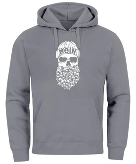 Neverless Hoodie Herren Totenkopf Nordisch Moin Hamburg Dialekt Skull Anker Grau/Dunkelgrau/Lila/Hellgrau Neverless Hoodie Herren Totenkopf Nordisch Moin Hamburg Dialekt Skull Anker Grau/Dunkelgrau/Lila/Hellgrau