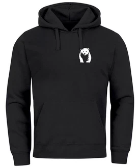 Neverless Hoodie Herren Print Aufdruck Logo