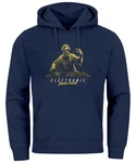 Neverless Hoodie Herren Eletronic Dance Music MichelangeloTechno DJ Blau/Lila/Dunkelblau/Hellblau