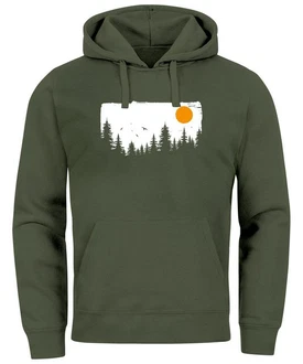 Neverless Hoodie Herren Outdoor Adventure Grün/Dunkelgrün Neverless Hoodie Herren Outdoor Adventure Grün/Dunkelgrün