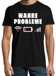 Youth Designz Print-Shirt Wahre Probleme Herren T-Shirt 