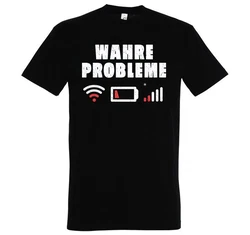 Youth Designz Print-Shirt Wahre Probleme Herren T-Shirt 