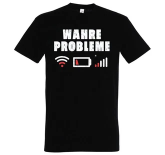 Youth Designz Print-Shirt Wahre Probleme Herren T-Shirt Youth Designz Print-Shirt Wahre Probleme Herren T-Shirt