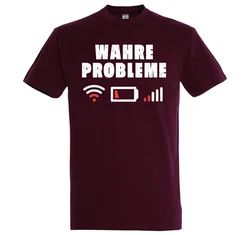 Youth Designz Print-Shirt Wahre Probleme Herren T-Shirt 
