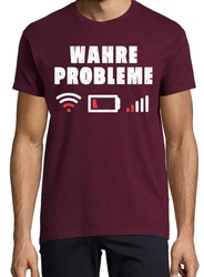 Youth Designz Print-Shirt Wahre Probleme Herren T-Shirt 