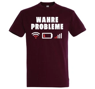 Youth Designz Print-Shirt Wahre Probleme Herren T-Shirt Youth Designz Print-Shirt Wahre Probleme Herren T-Shirt