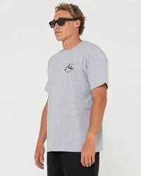 Rusty T-Shirt ADVOCATE SHORT SLEEVE TEE Hellgrau/Grau