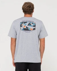 Rusty T-Shirt ADVOCATE SHORT SLEEVE TEE Hellgrau/Grau