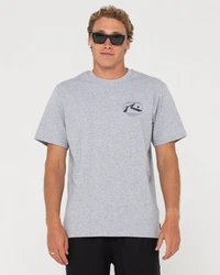 Rusty T-Shirt ADVOCATE SHORT SLEEVE TEE Hellgrau/Grau