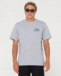 Rusty T-Shirt ADVOCATE SHORT SLEEVE TEE Hellgrau/Grau