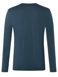 SUPER.NATURAL Langarmshirt Merino Longsleeve SKIATORE LS Blau/Dunkelblau/Hellblau