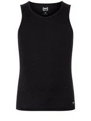 SUPER.NATURAL Tanktop für Herren SIERRA140 TANK Schwarz/Dunkelblau