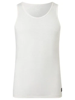 SUPER.NATURAL Tanktop für Herren SIERRA140 TANK Creme/Weiß