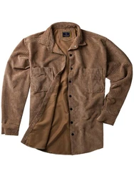 Lavecchia Langarmhemd Cordhemd LV-5578 Beige/Camel