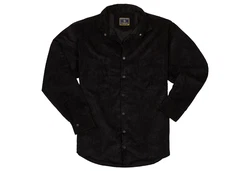 Lavecchia Langarmhemd Cordhemd LV-5578 Schwarz
